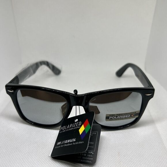 Classic Unisex Retro Mirrored Polarized Sunglasses - Picture 2 of 3